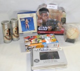FLAT BOX OF STAR WARS COLLECTIBLES - MOST N.O.S.
