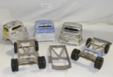 FLAT BOX OF STRUCTO TOY TRUCK PARTS