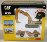 NORSCOT 1/64 DIECAST CATERPILLAR CONSTRUCTION TOY SET W/BOX