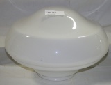 LARGE SCHOOLHOUSE STYLE WHITE GLASS LIGHT SHADE - LOCAL PICKUP ONLY