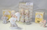 4 PRECIOUS MOMENTS FIGURINES - 3 W/BOXES