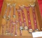 13 ASSORTED COMBINATION END WRENCHES - 3/8 TO 15/16 INCH