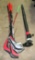 ASSORTED LEFT HANDED GOLF CLUBS, GOLF UMBRELLA - LOCAL PICKUP ONLY