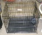 MEDIUM WIRE PET CAGE W/PLASTIC BOTTOM TRAY - LOCAL PICKUP ONLY