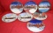 7 N.O.S. BUDWEISER COLLECTOR PLATES IN PACKAGE - 1989-2000