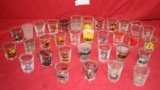 APPROX. 34 ASSORTED SHOT GLASSES