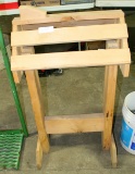 WOODEN SADDLE RACK - LOCAL PICKUP ONLY