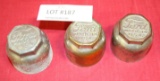 3 FORD DUST COVER CENTER CAPS