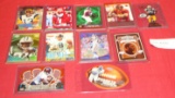 11 ASSORTED FOOTBALL TRADING CARDS - MOSTLY ROOKIE CARDS