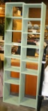 13-COMPARTMENT WOOD STORAGE OR DISPLAY CABINET - LOCAL PICKUP ONLY