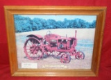 WOOD FRAMED 1939 FARMALL F-14 PICTURE