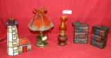 FLAT BOX OF DECORATIVE COLLECTIBLES