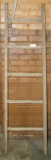 PRIMITIVE 5-RUNG WOODEN STRAIGHT LADDER - LOCAL PICKUP ONLY