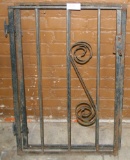 2 RUSTIC IRON YARD GATES - LOCAL PICKUP ONLY