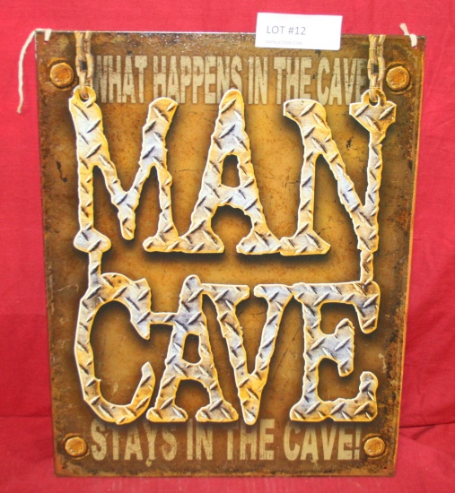 SINGLE-SIDED TIN MAN CAVE SIGN