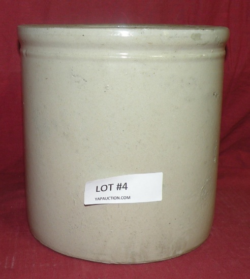 UNMARKED STONEWARE CROCK