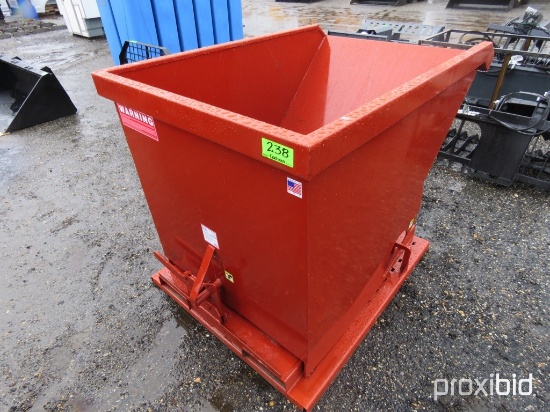 New/Unused 1.5 Yd. Self Dumping Hopper