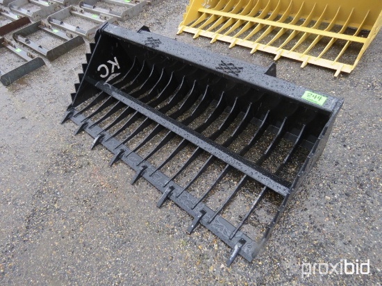 New/Unused 78" Heavy Duty Rock Bucket w/Teeth
