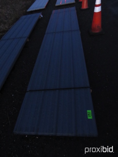 New/Unused Charcoal 28 Ga. 16' Roofing Tin