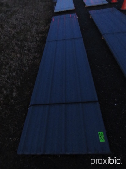 New/Unused Charcoal 28 Ga. 16' Roofing Tin