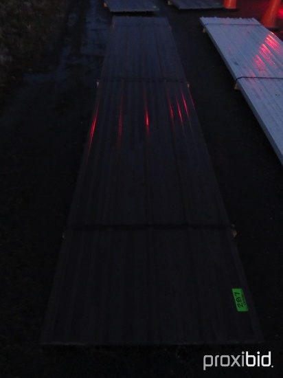 New/Unused Brown 16' Roofing Tin