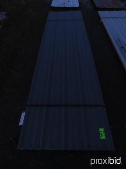 New/Unused Dark Gray 12' Roofing Tin