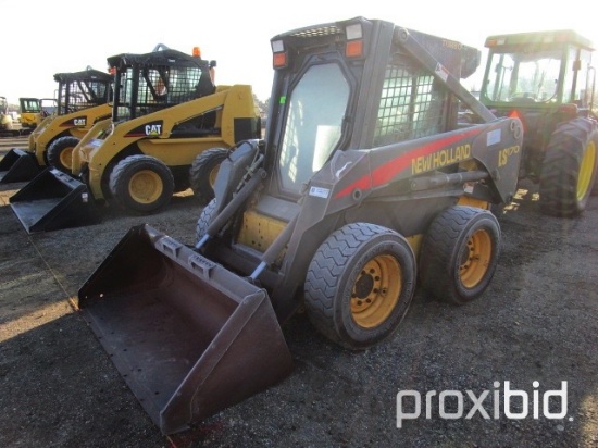 New Holland LS170 Super Boom Turbo Skid Loader,