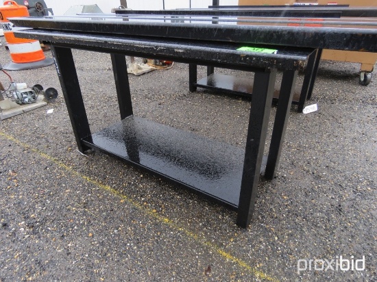 New/ Unused  X 31"W X 33"H 60"L Steel Table,