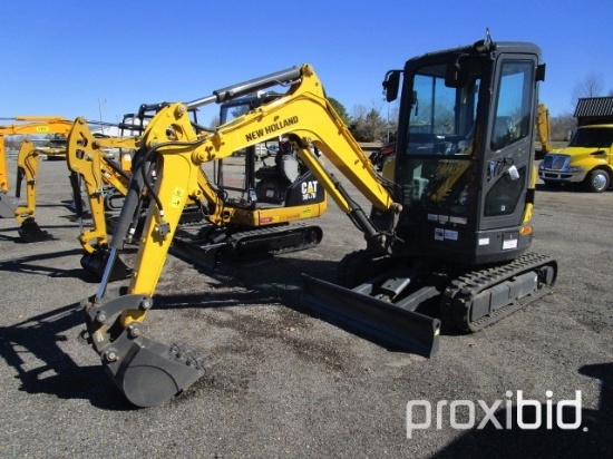 2018 New Holland E26C Mini Hydraulic Excavator,
