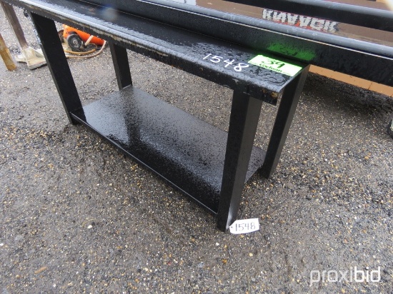 New/ Unused 60"L X 31"W X 33"H Steel Table,