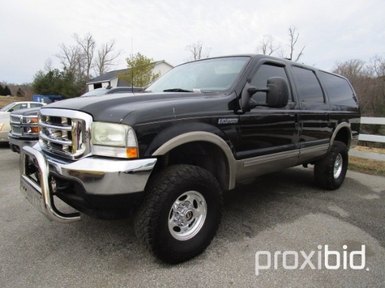 2002 Ford Excursion Limited Van,