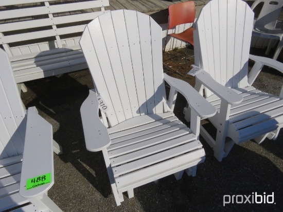 Poly Outdoor Glider Rocker (new)