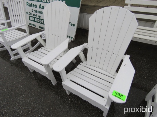 Poly Outdoor Adirondack Chair (new)