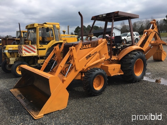 Case 590 Construction King Turbo Loader Backhoe,
