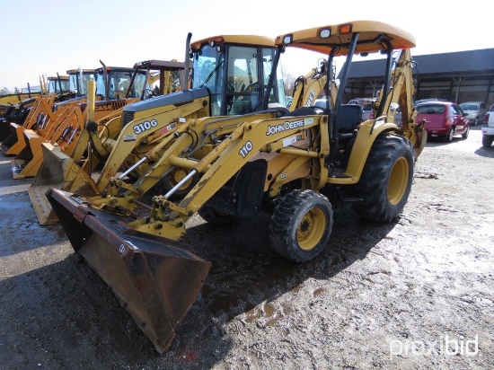 John Deere 110 Loader Backhoe,