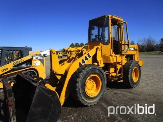 John Deere 444E Rubber Tire Loader,
