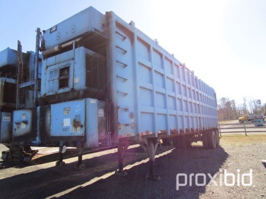 1999 J&J Compacting T/A Trash Trailer,