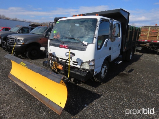 2006 GMC W5500 Crew Cab S/A Dump Truck,