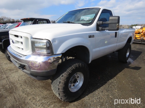 2002 Ford F250XL Super Duty 4X4 Pickup,