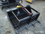 Single Cyclinder Rock Bucket with Grapple,
