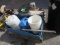 Skid of Misc. Wire, Plastic Jugs, Water Hose,