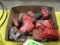 Box Lot of Hack Saw, Chargers & Battery