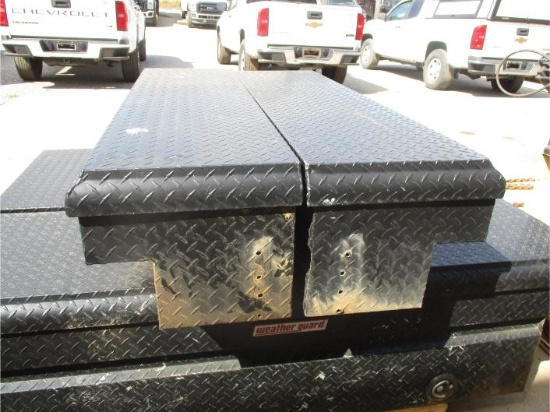 Diamond Plated Tool Boxes - Pair