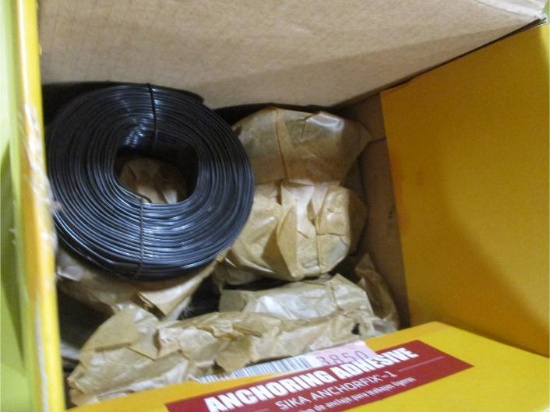 Boxes of Steel Wire & Locks