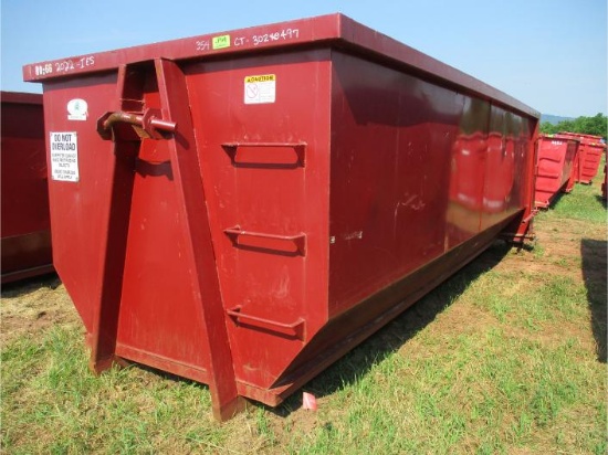 2022 IES 62" Hook Lift 20' Roll-Off Container