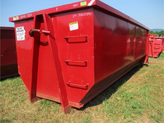 2022 IES 62" Hook Lift 20' Roll-Off Container