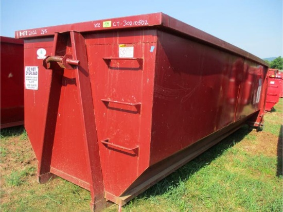 2022 IES 62" Hook Lift 20' Roll-Off Container