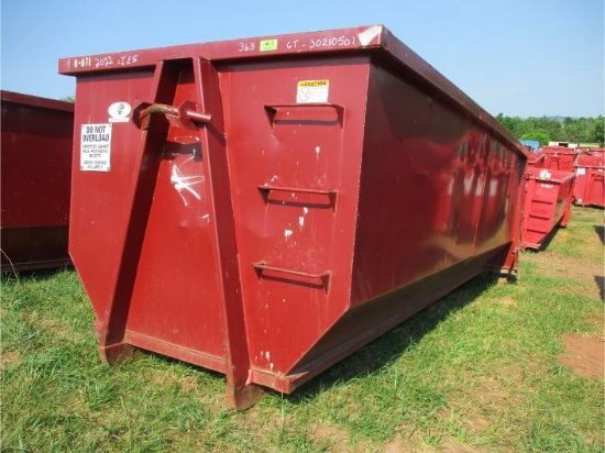 2022 IES 62" Hook Lift 20' Roll-Off Container