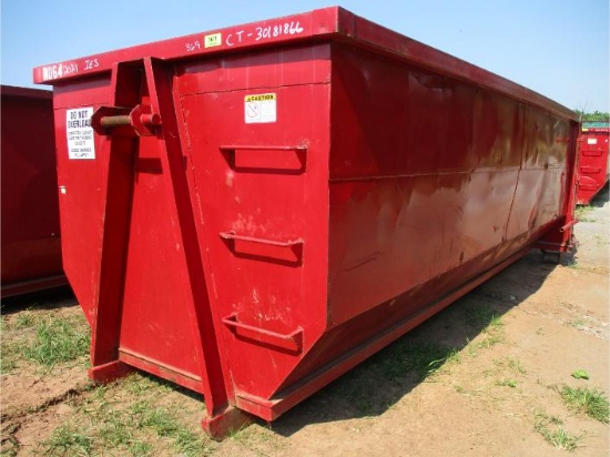 2021 IES 62" Hook Lift 20' Roll-Off Container