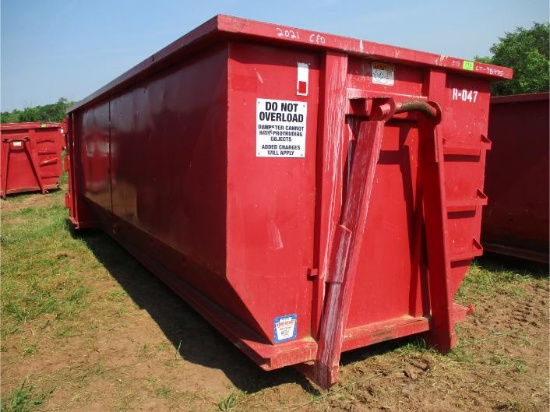 2021 C&D Hook Lift 20' Roll-Off Container